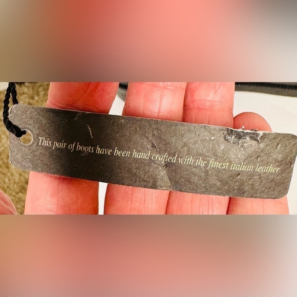 NEW Emanuele Crasto Women’s Double Buckle Moto  Black Leather Boots Size 8 / 39 - Picture 9 of 12